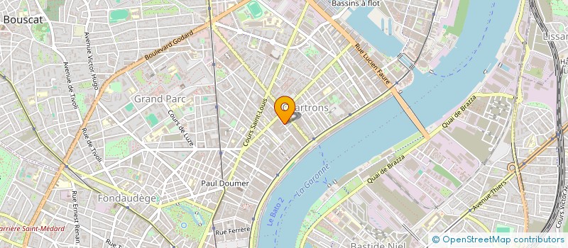 localisation de l'entreprise LES OUTILS BORDELAIS  BORDEAUX