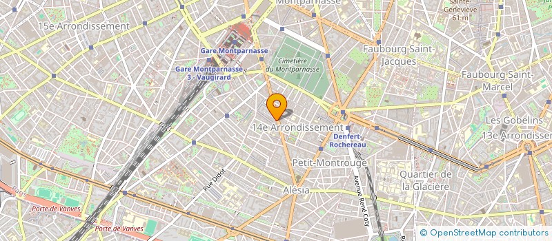 localisation de l'entreprise LES OUVERTURES DU MAINE  PARIS