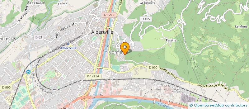 localisation de l'entreprise LES OUVRIERS DE L'IMAGE  VENTHON