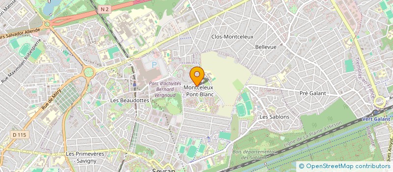 localisation de l'entreprise LES OUVRIERS DU VIVRE ENSEMBLE à SEVRAN