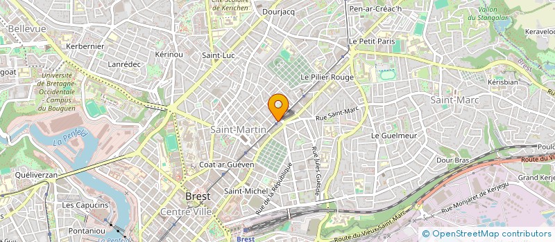localisation de l'entreprise LES OVNIS à BREST