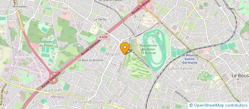 localisation de l'entreprise LES OYATS  EYSINES