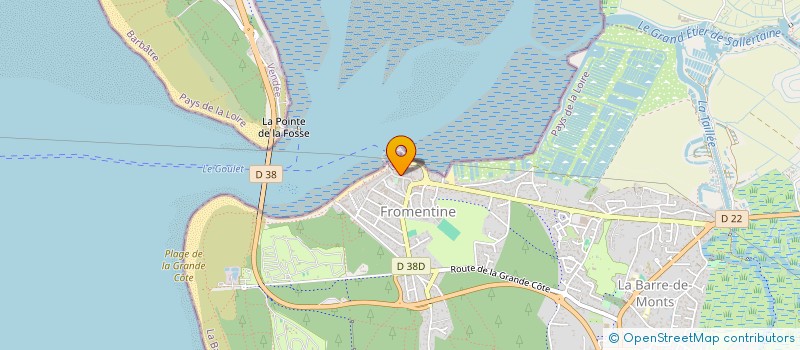 localisation de l'entreprise LES OYATS  LA BARRE-DE-MONTS