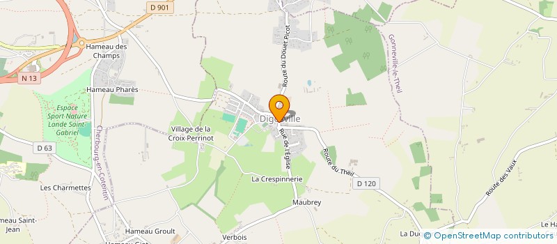 localisation de l'entreprise LES P'TIOTS DE DIGOSVILLE  DIGOSVILLE