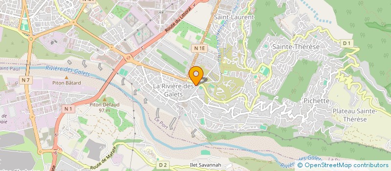 localisation de l'entreprise LES P'TIS LAMAS à LA POSSESSION