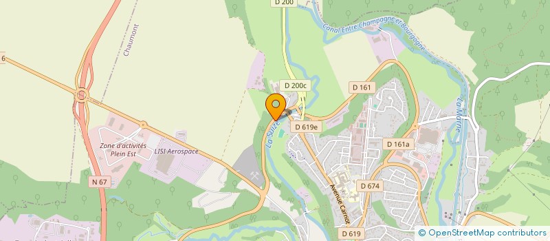 localisation de l'entreprise LES P'TIS SUIZE à CHAUMONT