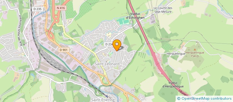 localisation de l'entreprise LES P'TITES BOMBES LPB  SAINT-LEONARD