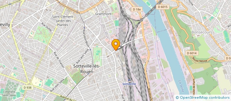 localisation de l'entreprise LES P'TITES BOUILLES à SOTTEVILLE-LES-ROUEN