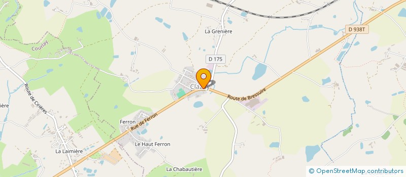 localisation de l'entreprise LES P'TITES BOUILLES à SAINT-AUBIN-DU-PLAIN