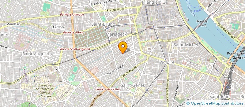 localisation de l'entreprise LES P'TITES CANAILLES à BORDEAUX