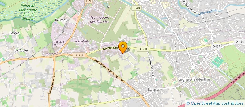 localisation de l'entreprise LES P'TITES CANAILLES à GIGNAC-LA-NERTHE