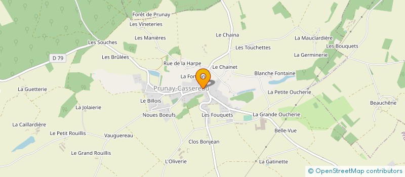 localisation de l'entreprise LES P'TITES CANAILLES  AUTHON