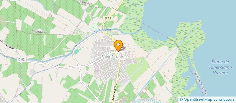 localisation de l'entreprise LES P'TITES CANAILLES à SAINT-NAZAIRE