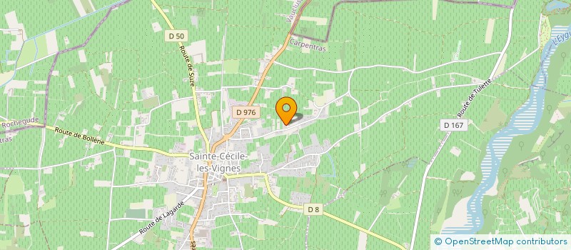 localisation de l'entreprise LES P'TITES CANAILLES  SAINTE-CECILE-LES-VIGNES