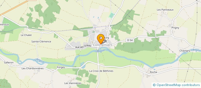 localisation de l'entreprise LES P'TITES CISTUDES à CONCREMIERS