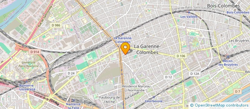 localisation de l'entreprise LES P'TITES COLOMBES à LA GARENNE-COLOMBES