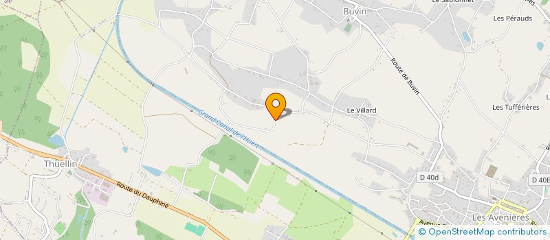 localisation de l'entreprise LES P'TITES CRAPULES (LPC) à LES AVENIERES VEYRINS-THUELLIN
