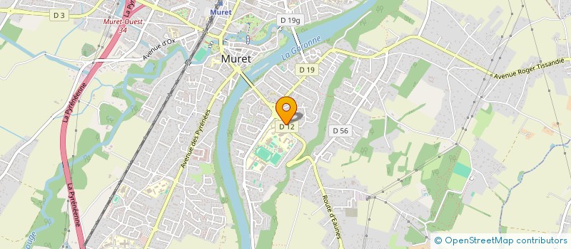localisation de l'entreprise LES P'TITES ETOILES à MURET