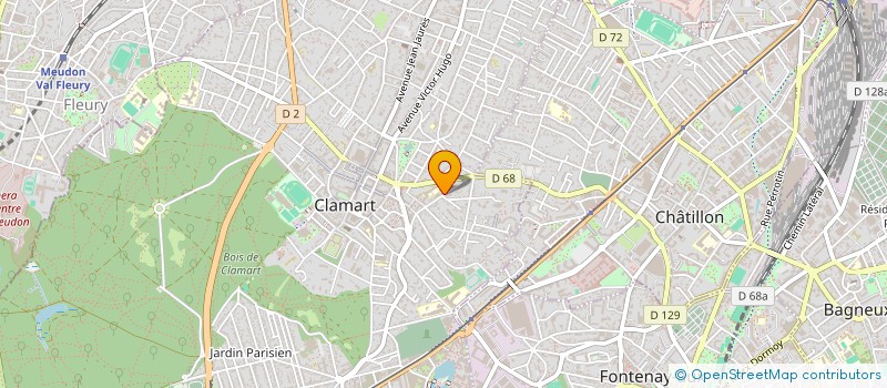 localisation de l'entreprise LES P'TITES EXPOS à CLAMART
