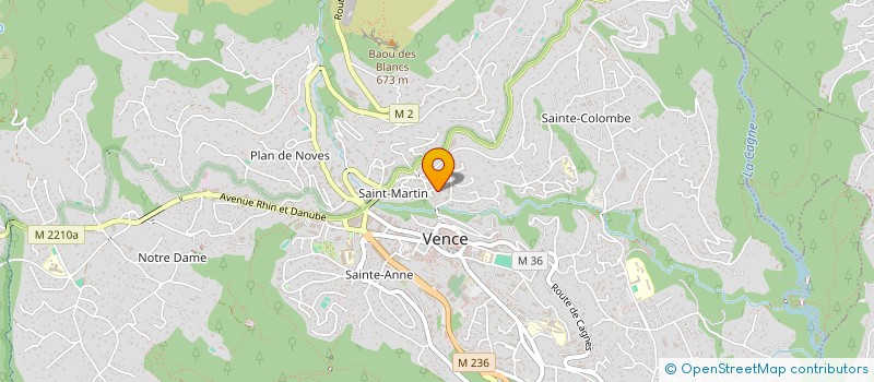 localisation de l'entreprise LES P TITES FRIMOUSSES VENCOISES à VENCE