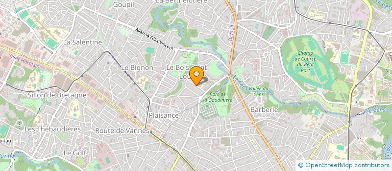 localisation de l'entreprise LES P'TITES MADELEINES à ORVAULT