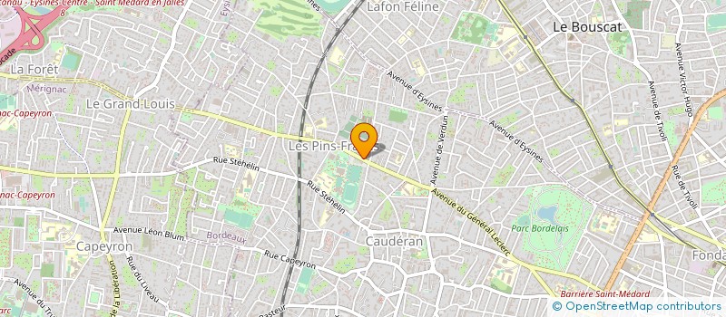localisation de l'entreprise LES P TITES MAINS à BORDEAUX