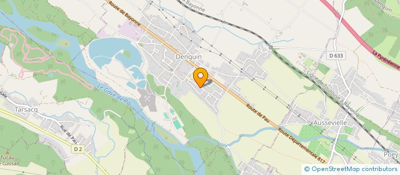 localisation de l'entreprise LES P'TITES MAINS DE DENGUIN  DENGUIN