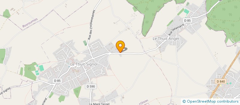 localisation de l'entreprise LES P'TITES MAINS DE SAINT PIERRE  SAINT-PIERRE-DES-FLEURS