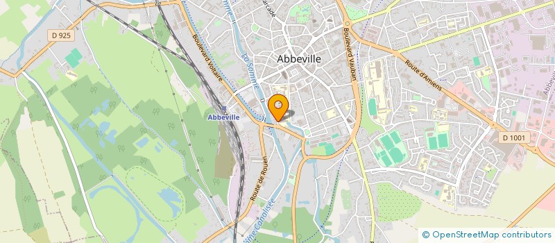 localisation de l'entreprise LES P'TITES MAINS VERTES à ABBEVILLE