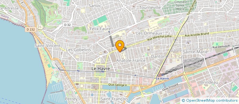 localisation de l'entreprise LES P'TITES MERVEILLES à LE HAVRE