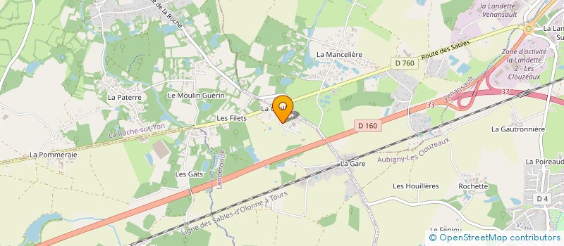 localisation de l'entreprise LES P'TITES NANARDINES  LANDERONDE