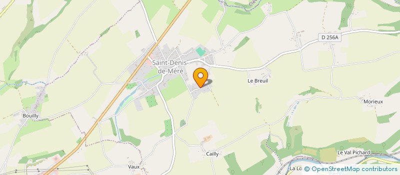 localisation de l'entreprise LES P'TITES POM'S à SAINT-DENIS-DE-MERE