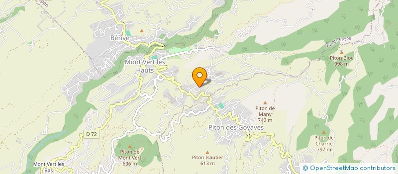 localisation de l'entreprise LES P'TITES POUSSES à SAINT-PIERRE
