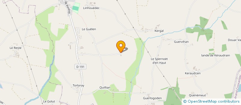 localisation de l'entreprise LES P'TITES TRUFFES  KERGRIST