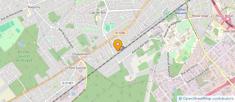 localisation de l'entreprise LES P'TITES ZELLES DU DESERT à PESSAC