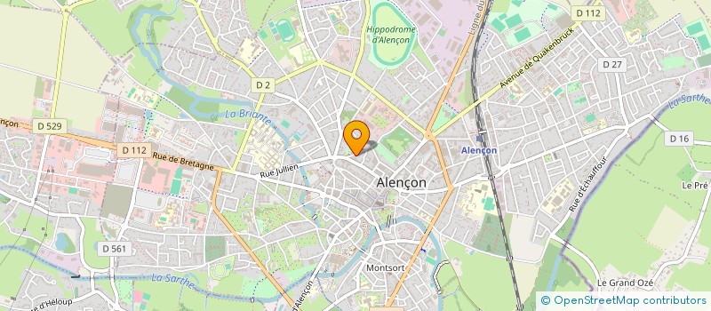 localisation de l'entreprise LES P'TITS ACROBATES à ALENCON