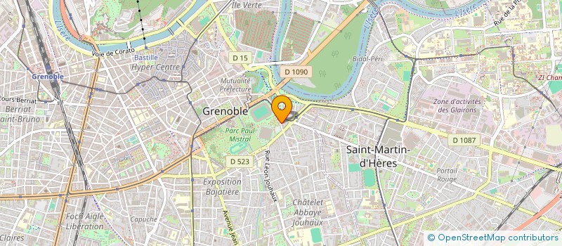 localisation de l'entreprise LES P'TITS ALPINS à GRENOBLE