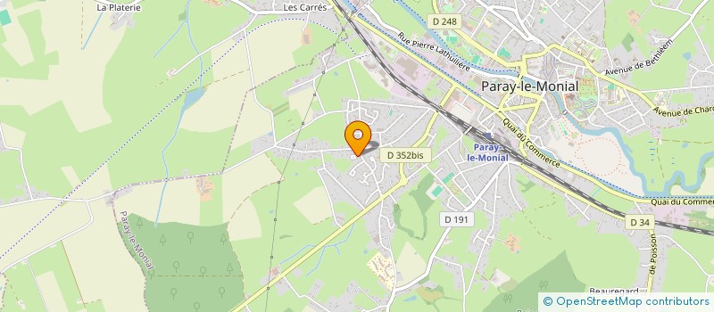 localisation de l'entreprise LES P'TITS AMIS DE MIMI ET ROMEO  PARAY-LE-MONIAL