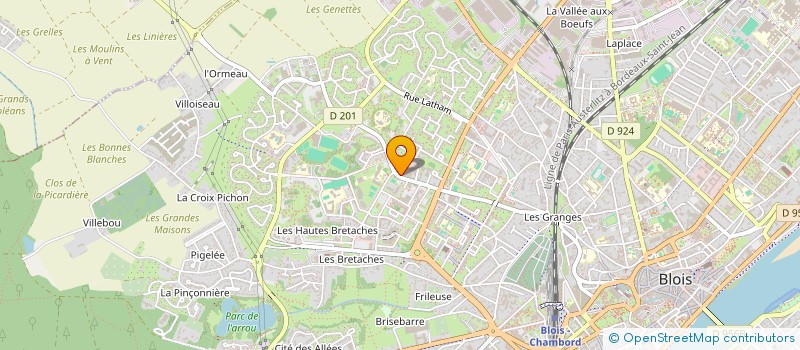 localisation de l'entreprise LES P'TITS ANGES à BLOIS