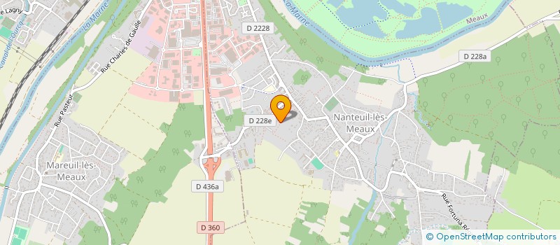 localisation de l'entreprise LES P'TITS ANGES à NANTEUIL-LES-MEAUX