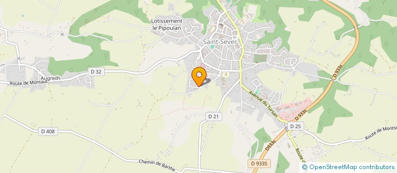 localisation de l'entreprise LES P'TITS APPRENTIS SAGES à SAINT-SEVER