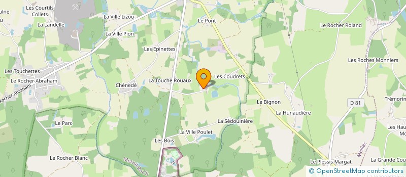 localisation de l'entreprise LES P'TITS ARTISTES à MESNIL-ROC'H