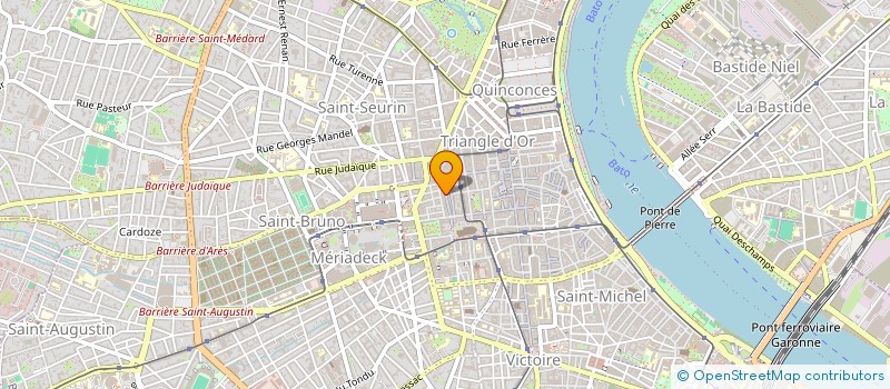 localisation de l'entreprise LES P'TITS ARTISTES à BORDEAUX