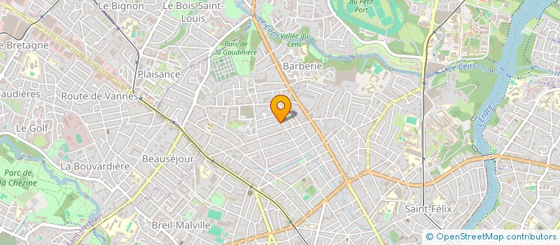 localisation de l'entreprise LES P'TITS BAMBINS NANTAIS à NANTES