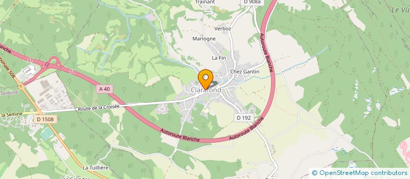 localisation de l'entreprise LES P TITS BESOS à CLARAFOND-ARCINE