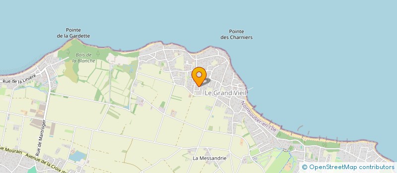 localisation de l'entreprise LES P'TITS BONHEURS à NOIRMOUTIER-EN-L'ILE