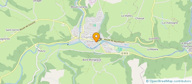 localisation de l'entreprise LES P'TITS BOUCHONS DE CHAMBON à CHAMBON-SUR-VOUEIZE