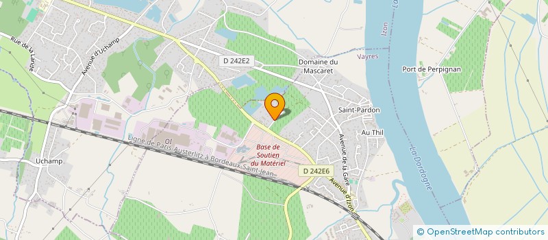 localisation de l'entreprise LES P'TITS BOUCHONS VAYRAIS  VAYRES