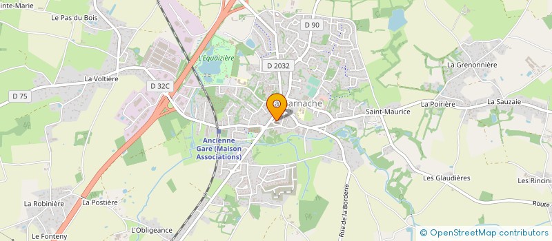 localisation de l'entreprise LES P' TITS BOUTS  LA GARNACHE