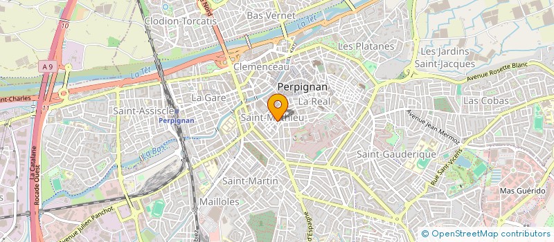 localisation de l'entreprise LES P'TITS BOUTS 66 à PERPIGNAN